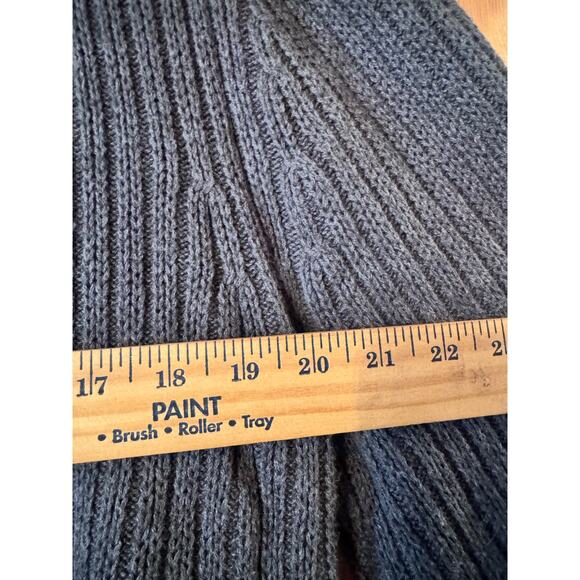 Duluth Trading Co. Gray shawl collar cotton/wool blend L Grandpacore - Picture 5 of 6